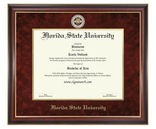 1 FSU Diploma Frame SN