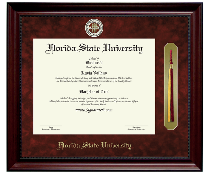 1 FSU Diploma Frame SNT