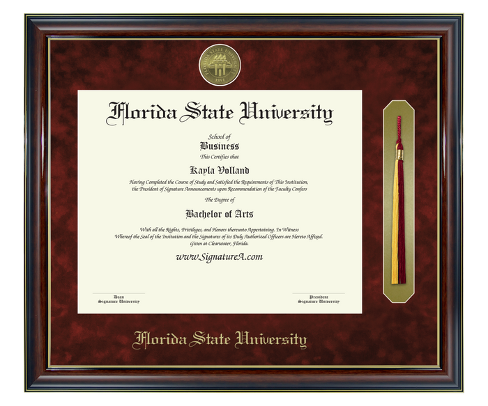 1 FSU Diploma Frame SNT