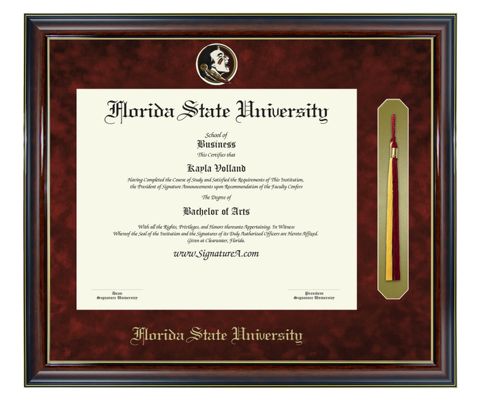 1 FSU Diploma Frame SNT