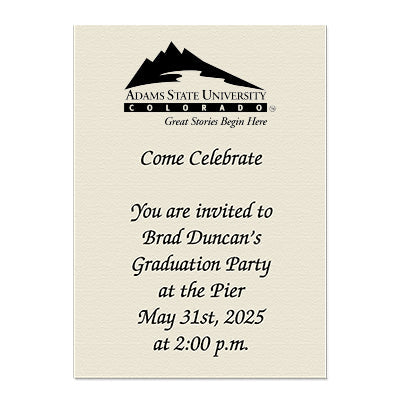 Adams State University Personal Notecard