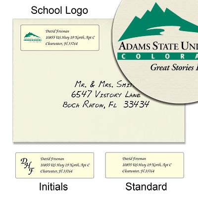 Adams State University Return Address Labels