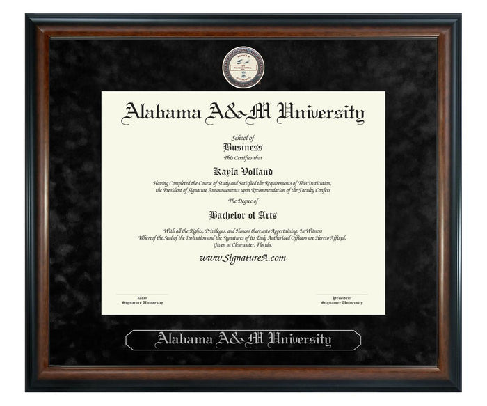 Alabama A&M University Diploma Frame (SN)