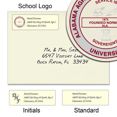 Alabama A&M University Return Address Labels