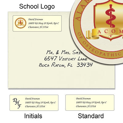 Alabama College of Osteopathic Medicine Return Address Labels