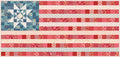 "Americana" Oh Beautiful Flag Runner & Amber Waves Mini Quilt Kit