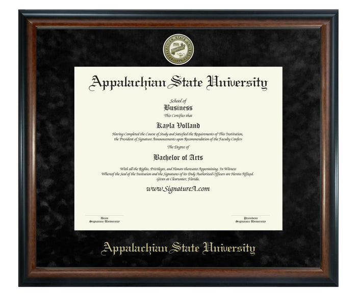 Appalachian State University Diploma Frame (SN)