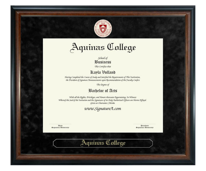 Aquinas College Diploma Frame (SN)