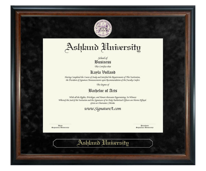 Ashland University Diploma Frame (SN)