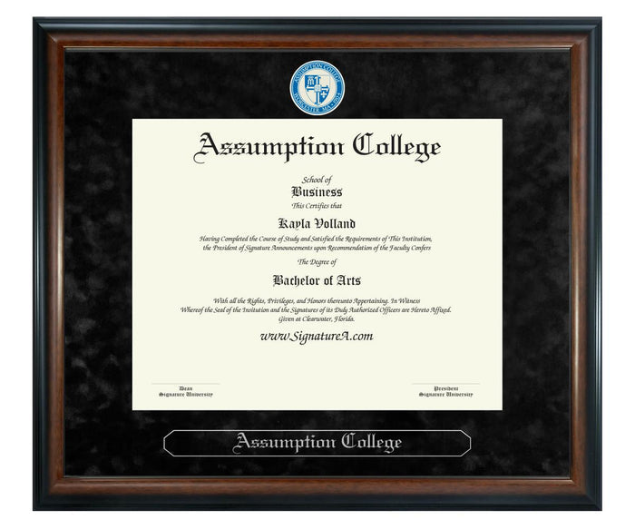 Assumption College Diploma Frame (SN)