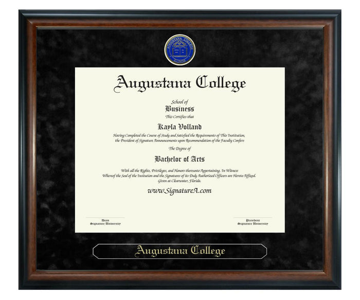 Augustana College Diploma Frame (SN)