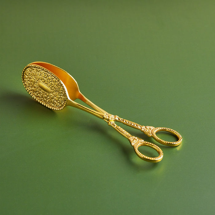 Auric Elegance | 1-Piece Brass Pastry Server