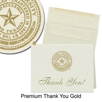 Baylor University Thank You Cards