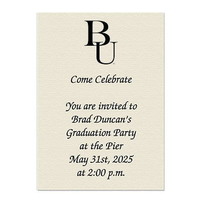 Belmont University Personal Notecard