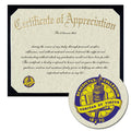 Benedict College Certificate of Appreciation