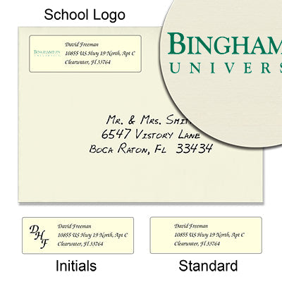 Binghamton University Return Address Labels