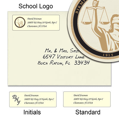 Birmingham School of Law Return Address Labels