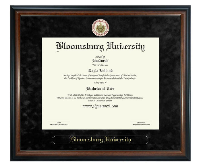 Bloomsburg University Diploma Frame (SN)