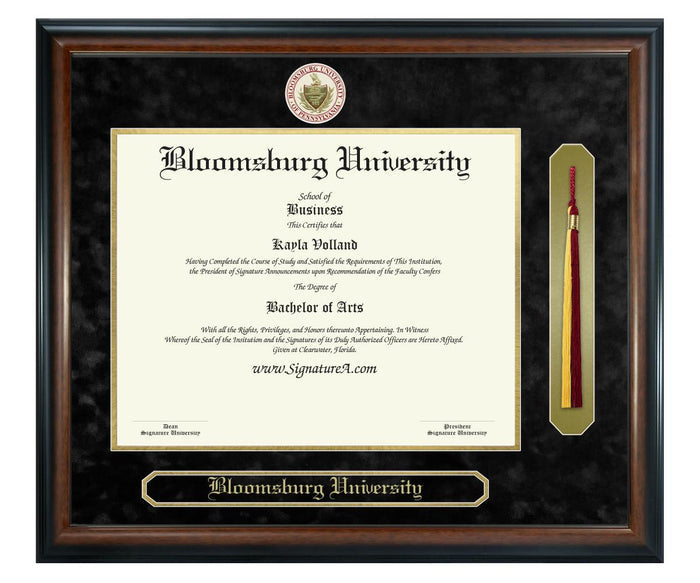 Bloomsburg University Diploma Frame (SNT)