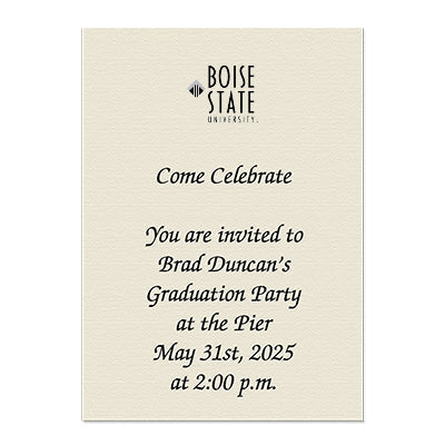 Boise State University Personal Notecard