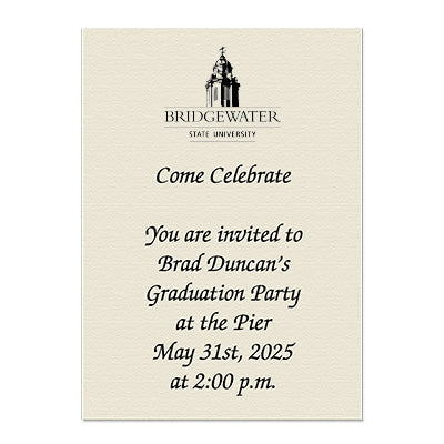 Bridgewater State University Personal Notecard