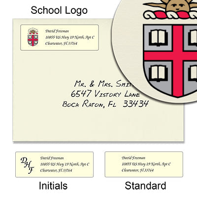 Brown University Return Address Labels