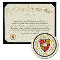 Caldwell University Certificate of Appreciation