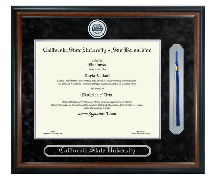 California State University - San Bernardino Diploma Frame (SNT)