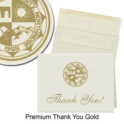 California State University, Northridge Thank You Cards