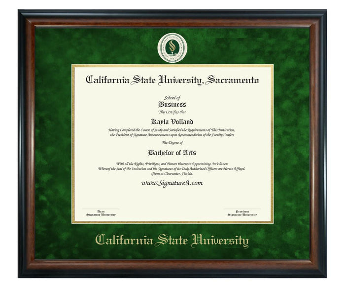California State University, Sacramento Diploma Frame (SN)