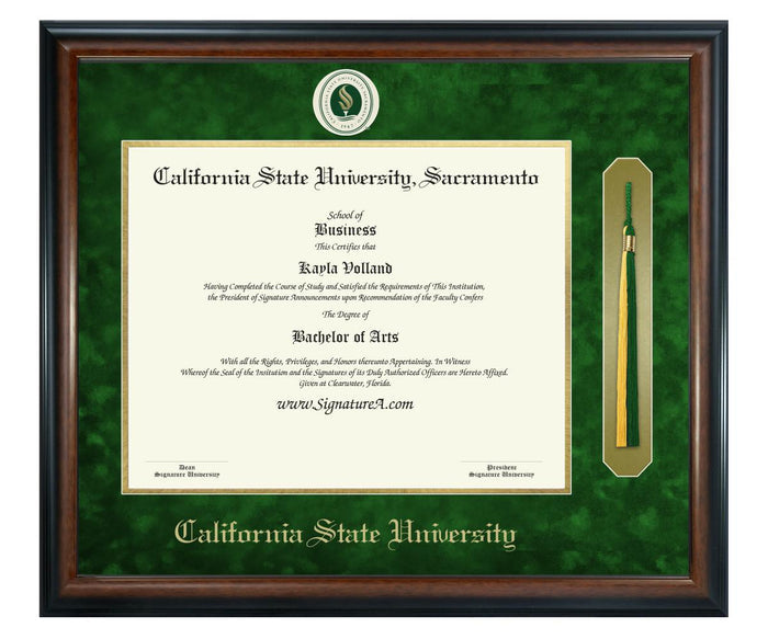 California State University, Sacramento Diploma Frame (SNT)