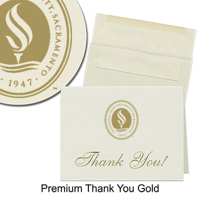 California State University, Sacramento Thank You Cards