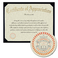 Campbell University Certificate of Appreciation