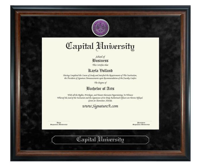 Capital University Diploma Frame (SN)