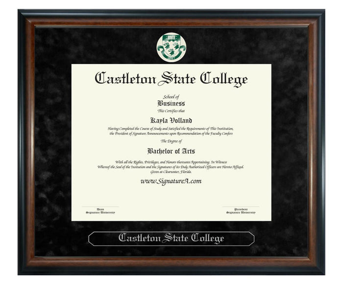 Castleton State College Diploma Frame (SN)