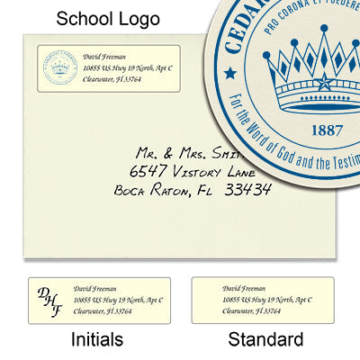 Cedarville University Return Address Labels