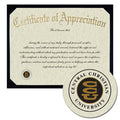 Central Christian University Certificate of Appreciation