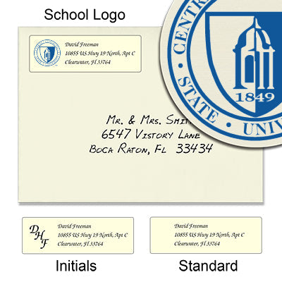 Central Connecticut State University Return Address Labels