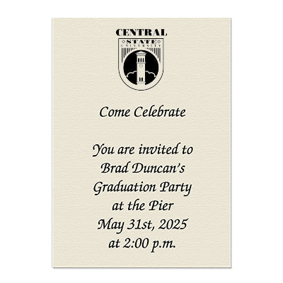 Central State University Personal Notecard
