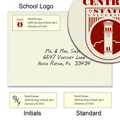 Central State University Return Address Labels