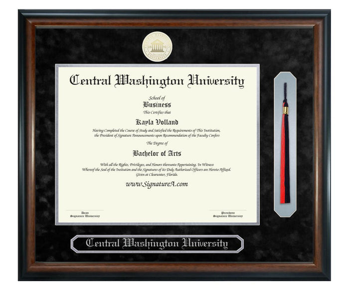 Central Washington University Diploma Frame (SNT)