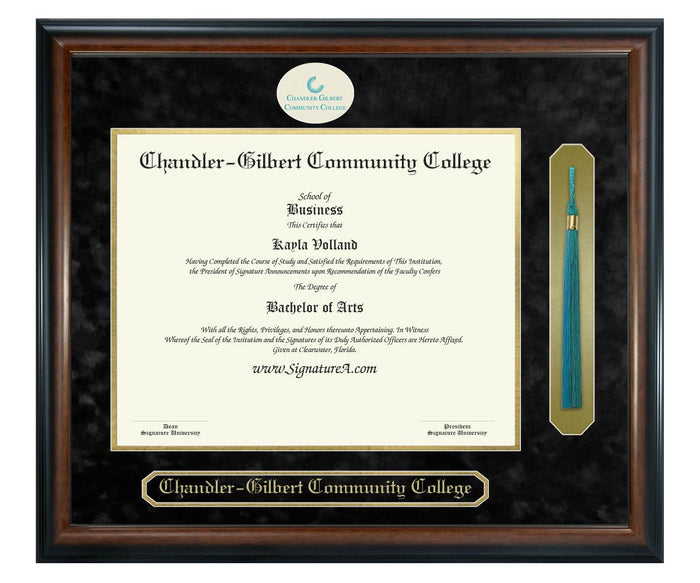 Chandler-Gilbert Community College Diploma Frame (SNT)