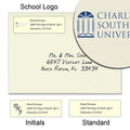 Charleston Southern University Return Address Labels