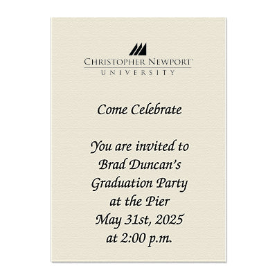 Christopher Newport University Personal Notecard