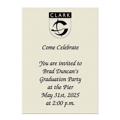 Clark University Personal Notecard