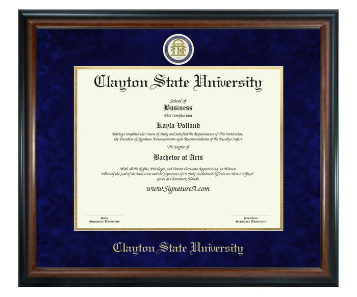 Clayton State University Diploma Frame (SN)