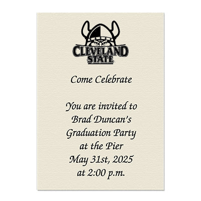 Cleveland State University Personal Notecard
