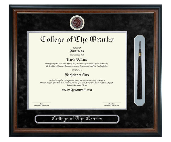 College of The Ozarks Diploma Frame (SNT)