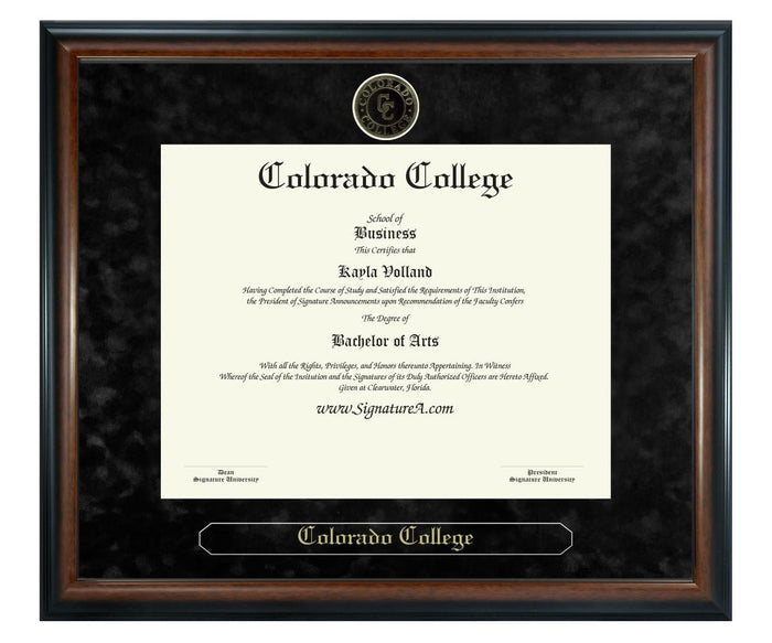 Colorado College Diploma Frame (SN)