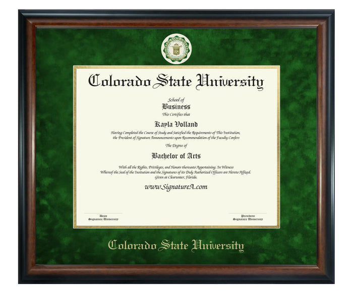 Colorado State University Diploma Frame (SN)